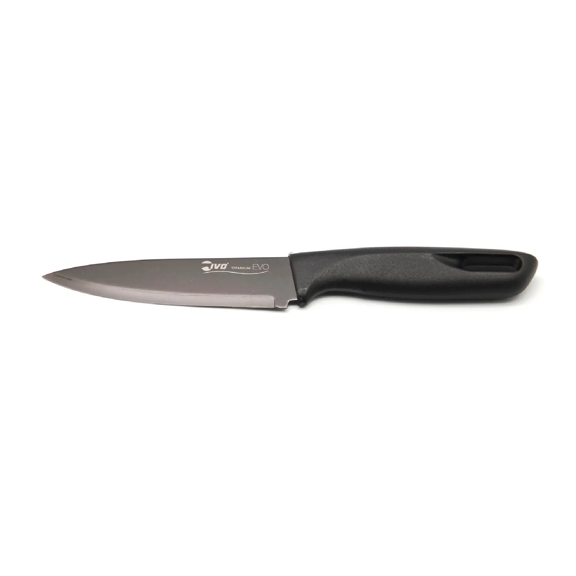 Нож универсальный Ivo кухонный 13см titanium evo (22103913), цвет черный - фото 1