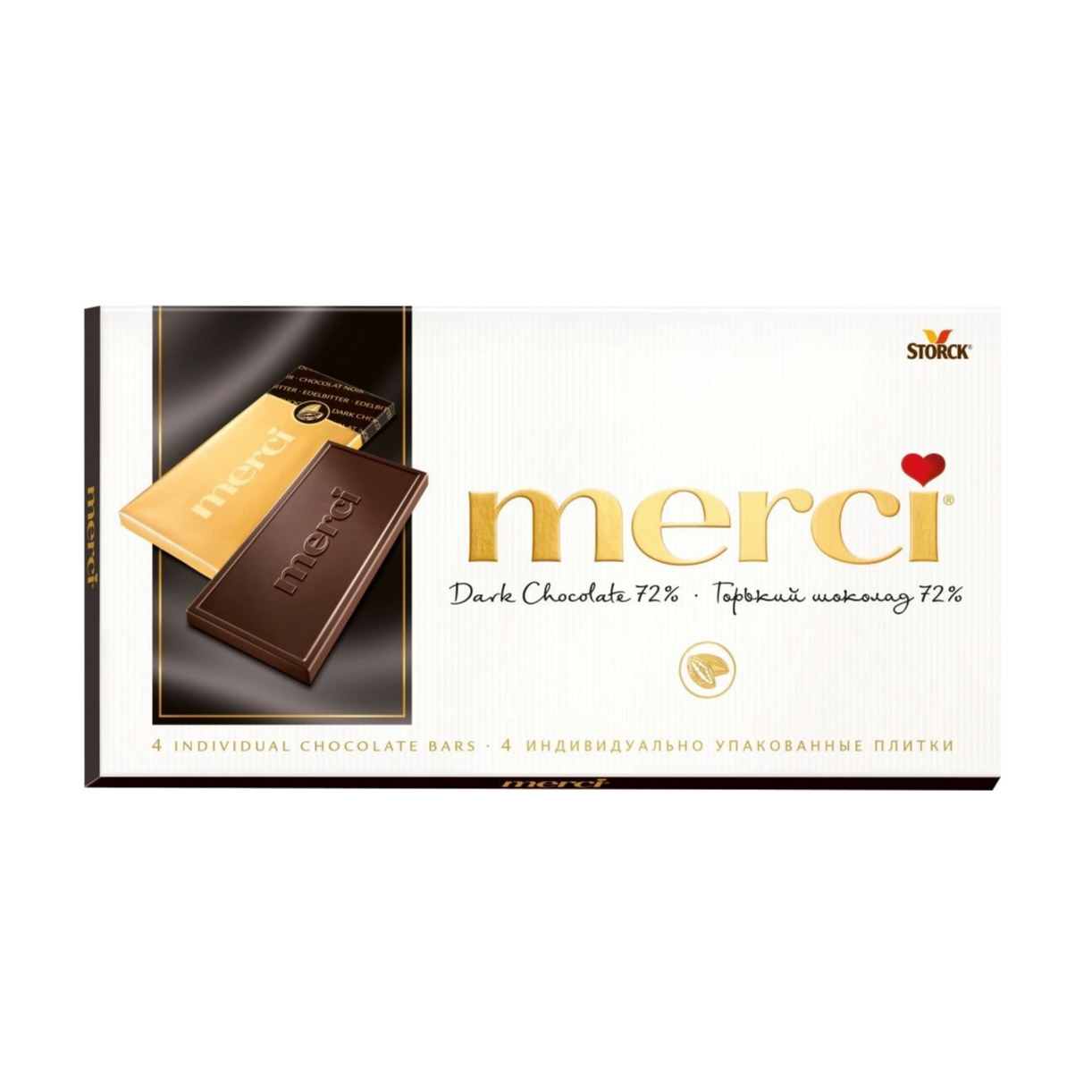 Шоколад Merci Горький 72% 100 г