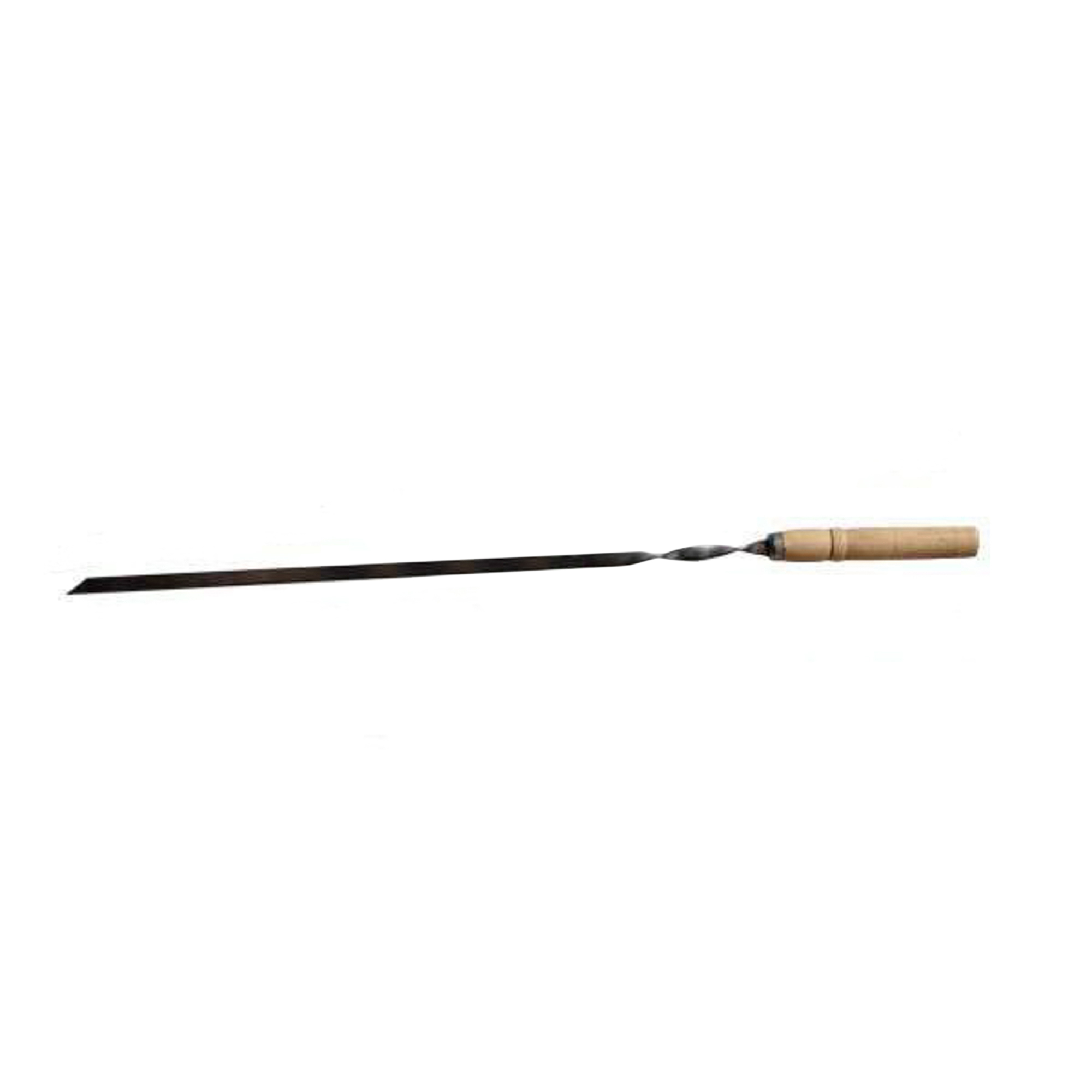 фото Шампур металлический аск-38 с деревянной ручкой 55 см (14064)