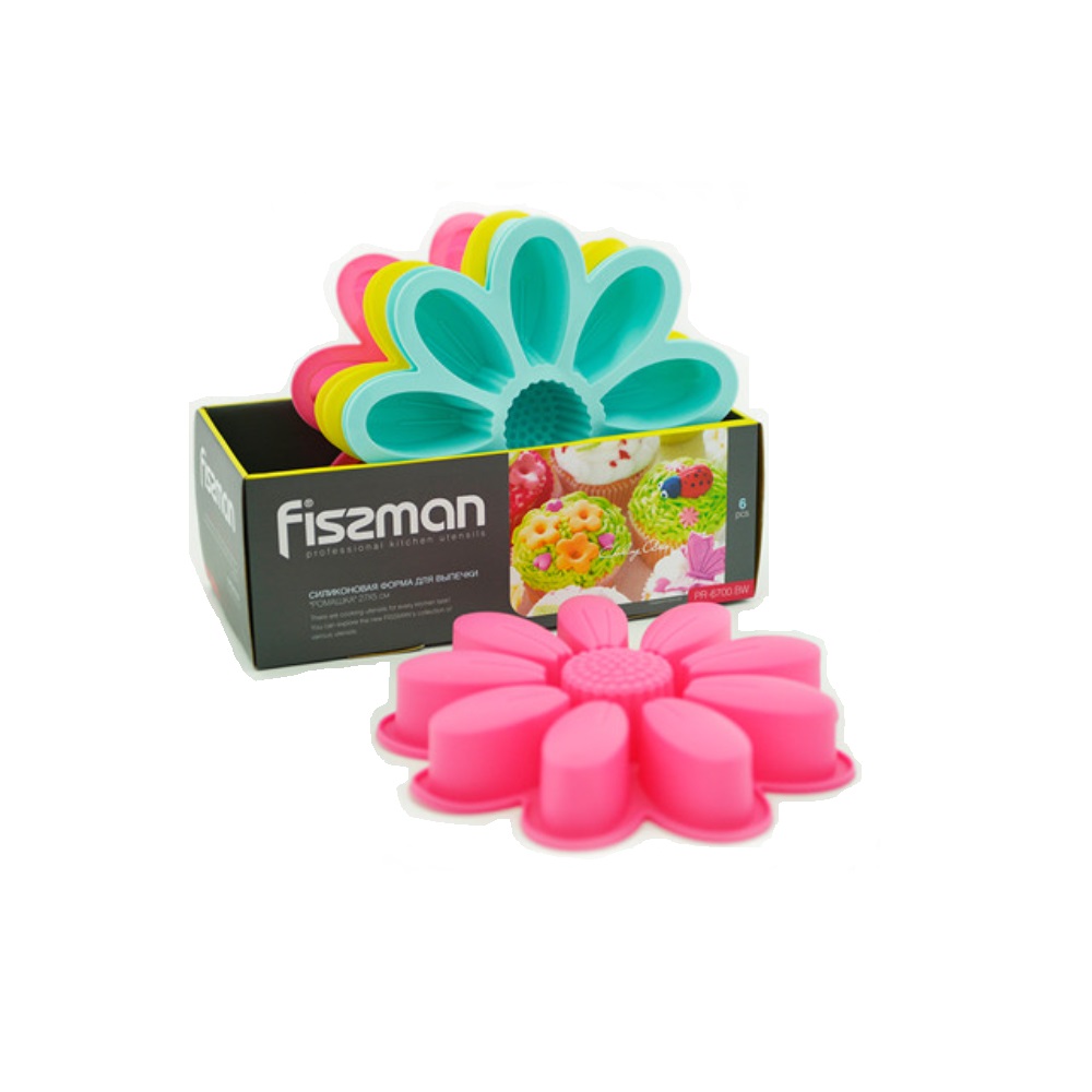 Форма для выпекания Fissman Ромашка 27x5 см силикон 789₽