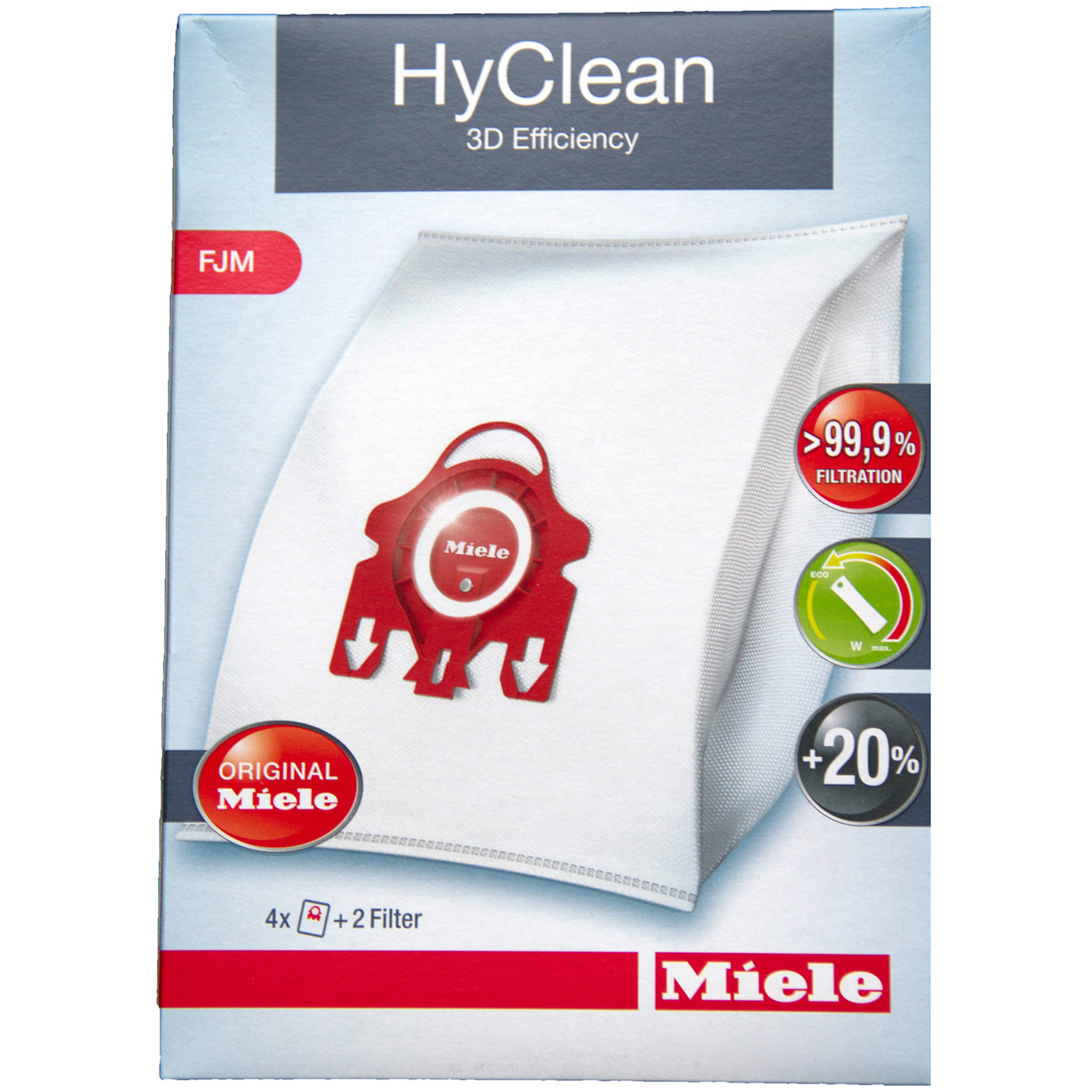 Пылесборник Miele FJM HyClean 3D Efficiency комплект пылесборников miele allergy xl pack 2 hyclean fjm фильтр ha50