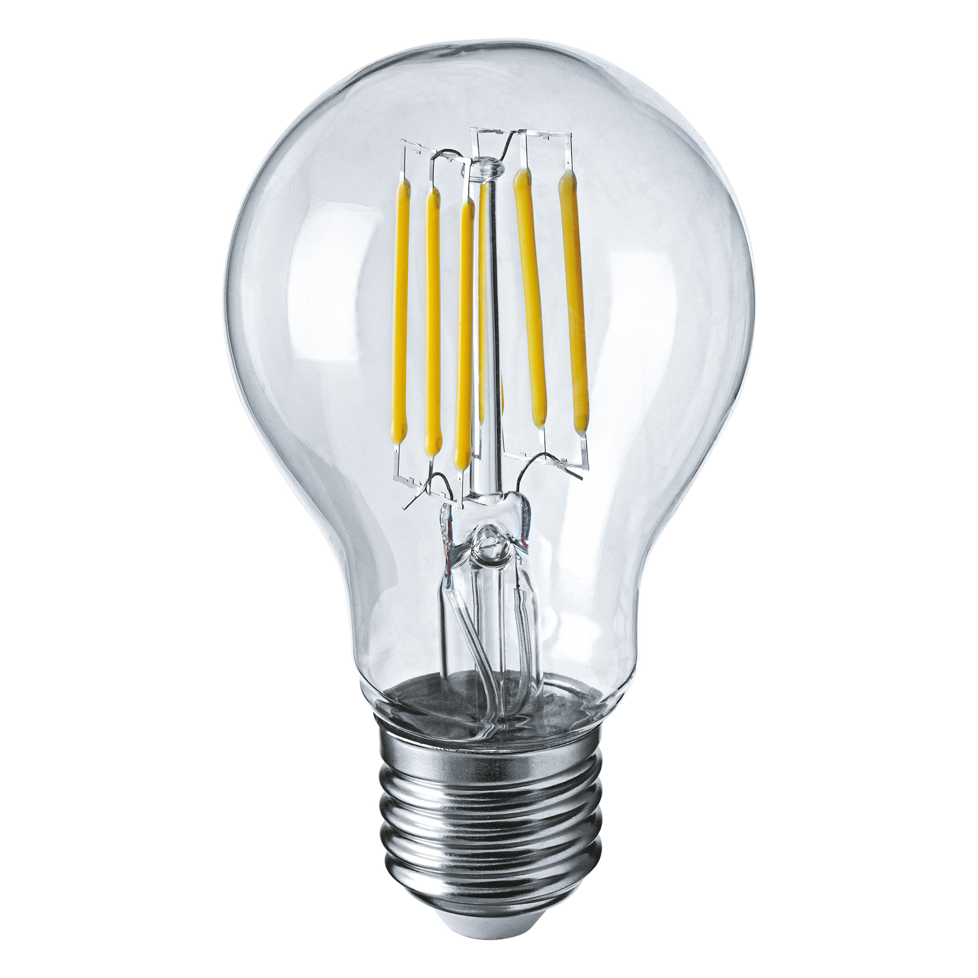 Лампа светодиодная Navigator груша прозрачная 6Вт цоколь E27 (теплый свет) лампа navigator filament свеча 6вт e14 тепл