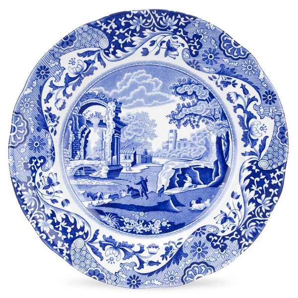 

Тарелка акцентная Spode Голубая Италия 23 см, Белый;синий