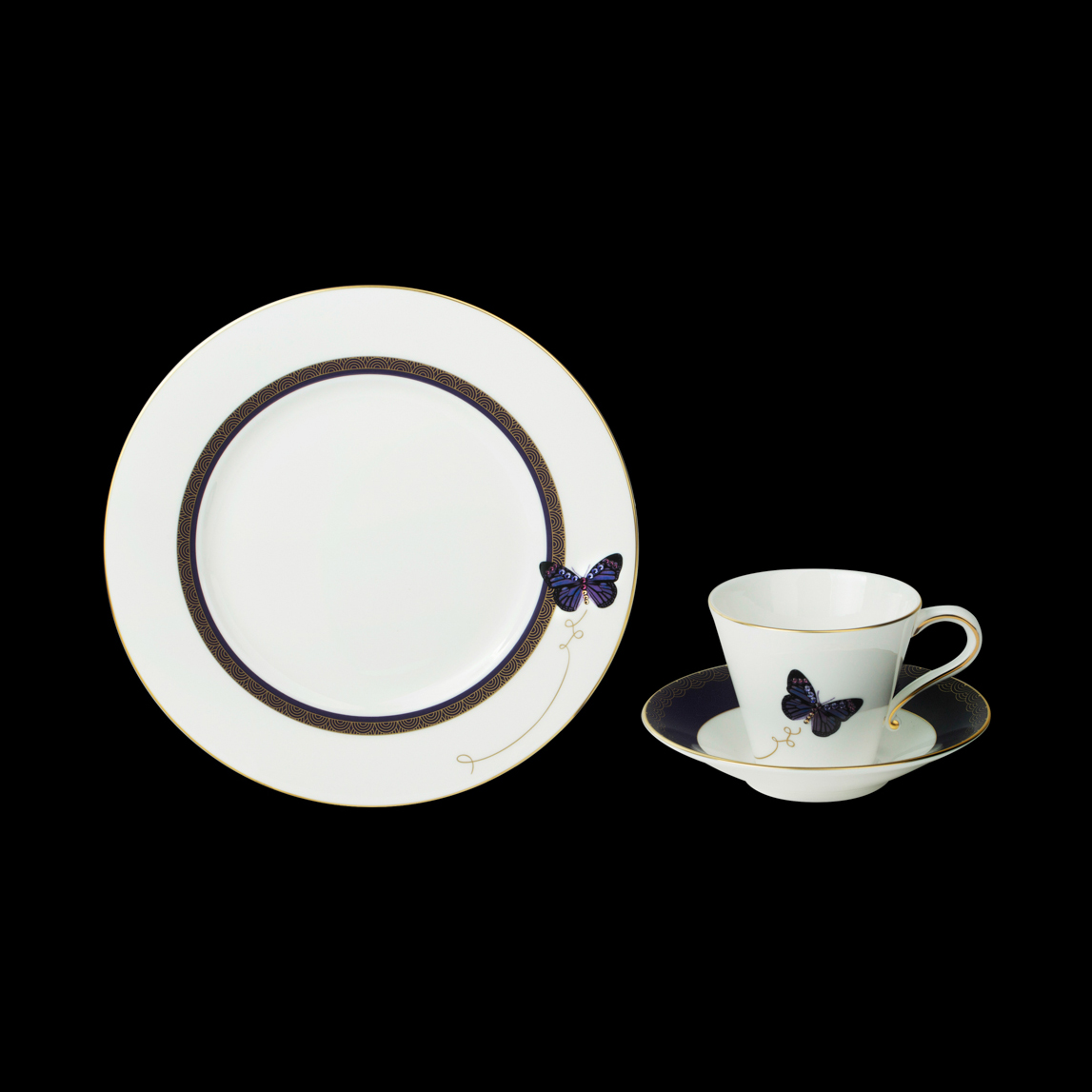 Набор чайный Hankook/Prouna Баттерфляй 3 предмета набор чайный 3 предмета баттерфляй пурпур creative tops 5151437