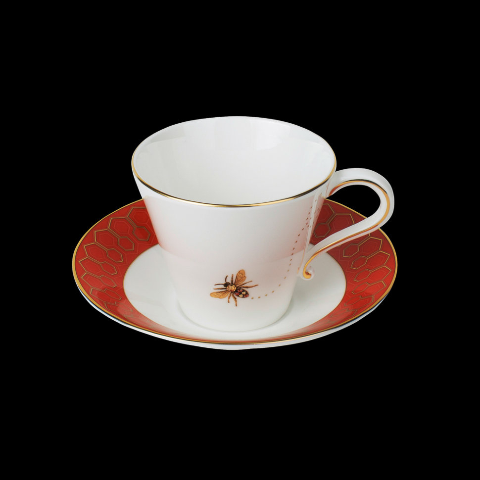 Чайная пара Hankook/Prouna Хони би с кристаллами Swarovski 230 мл