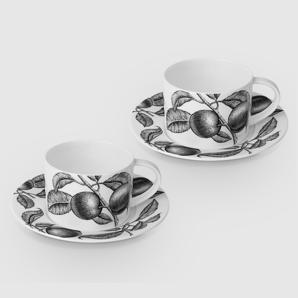 Набор чайный Hankook Олив маркет Слива 2 персоны