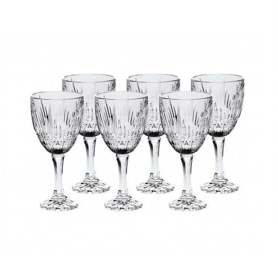 Набор бокалов для вина Crystal bohemia 250мл 6шт (990/12520/0/24355/250-609) бокал для вина dartington crystal braemar 230 мл