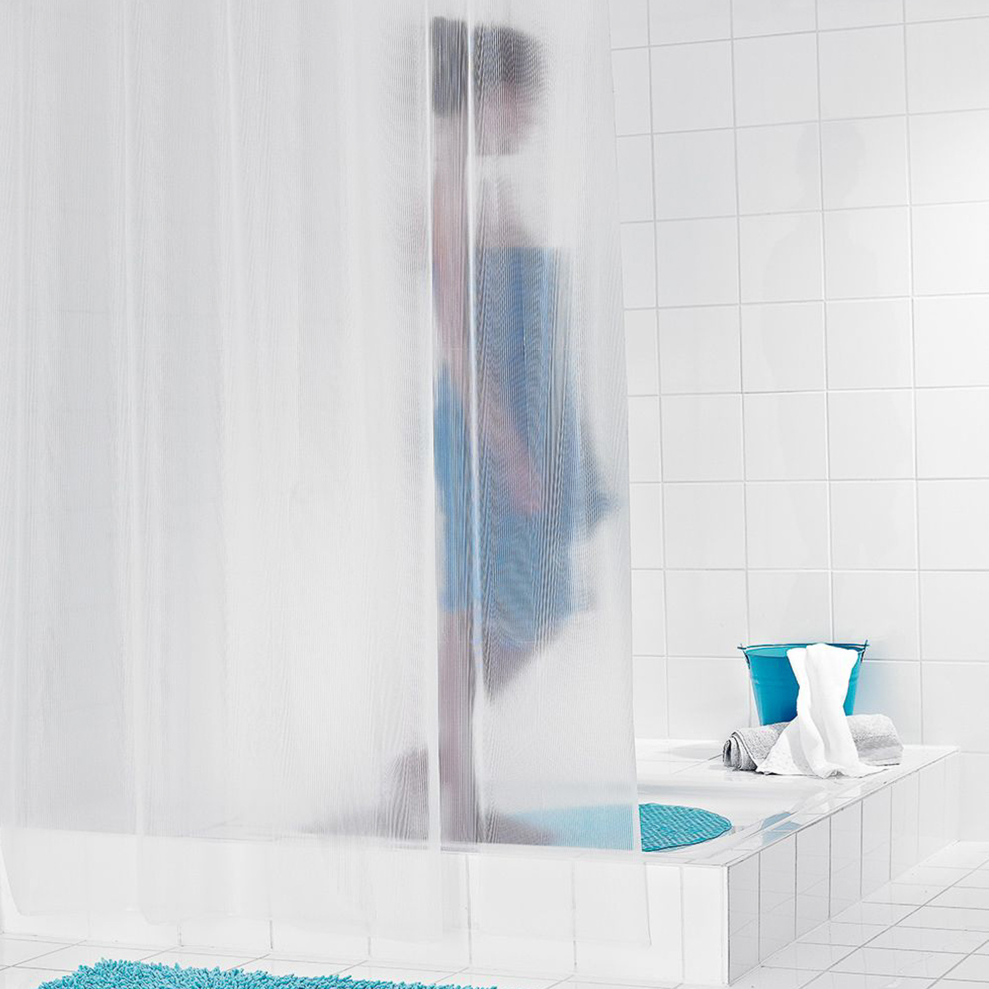 Штора для ванных комнат Stripe полупрозрачный 180*200 Ridder штора для ванных комнат ridder sandra фиолетовый 403060