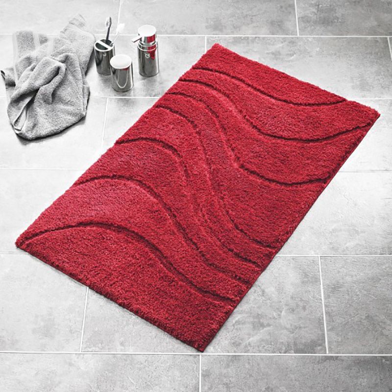 Коврик для ванной комнаты La ola красный 60*90 Ridder коврик для ванной togas родос розовый 60х90 см