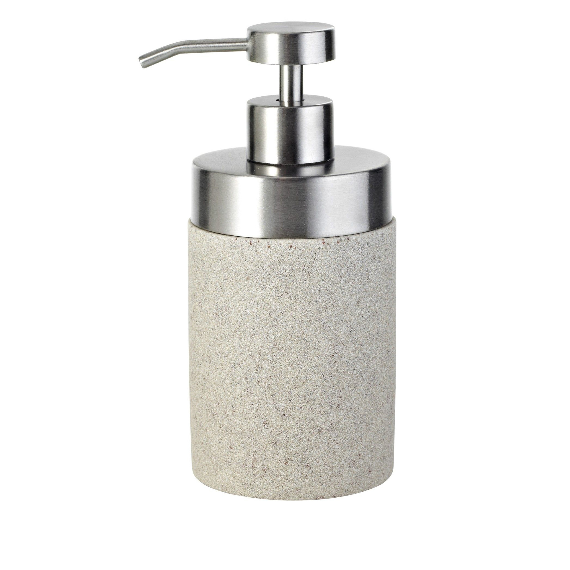 Дозатор для жидкого мыла Stone бежевый Ridder дозатор для жидкого мыла ridder stone серый 8 5х7 3х19 8 см