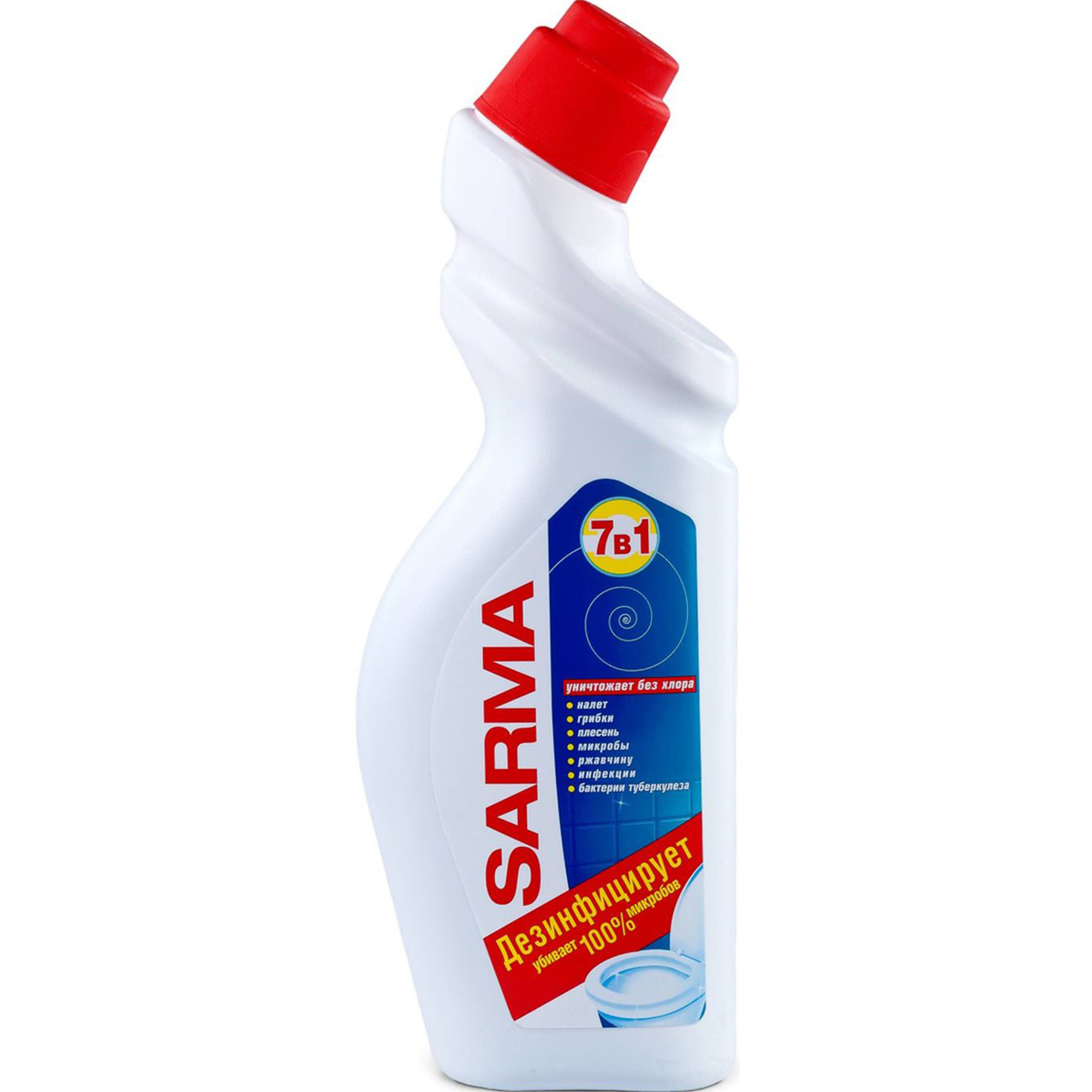 Чистящее средство Sarma Дезинфицирующий 750 мл чистящее средство от ржавчины и известкового налета санокс гель 750 мл