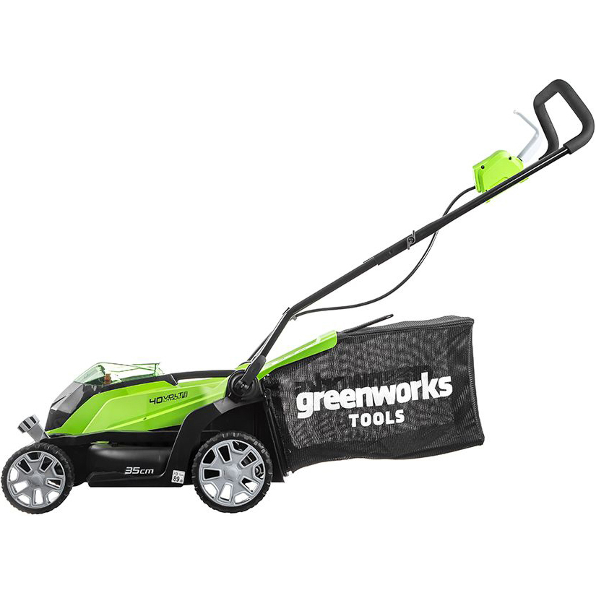 Газонокосилка GreenWorks G40LM35 без АКБ и ЗУ, цвет зеленый 2500067/2501907 - фото 2
