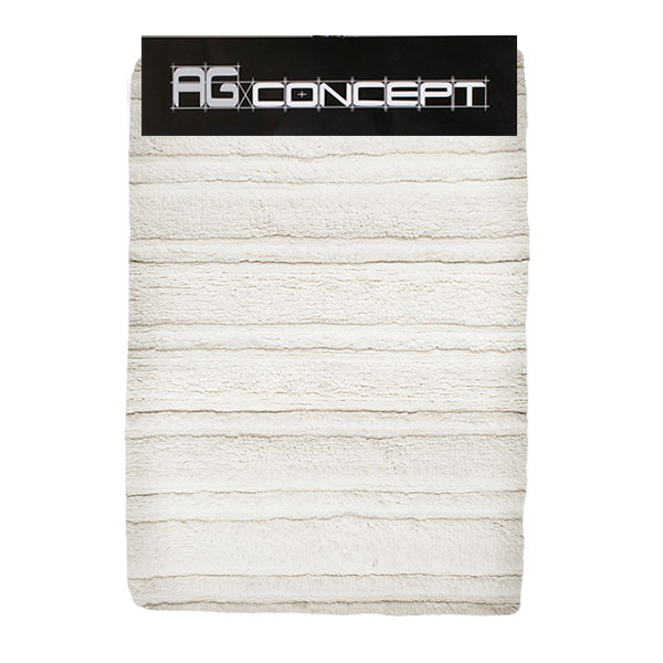 Коврик для ванны AG concept белый 2 полоски 60х90 см коврик придверный x y carpet faro серый 60х90