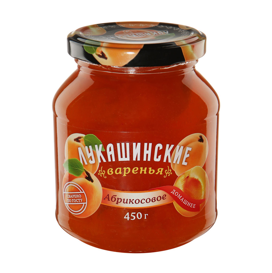Варенье Лукашинские варенья Абрикосовое 450 г варенье абрикосовое царская ягода с апельсином 360 г