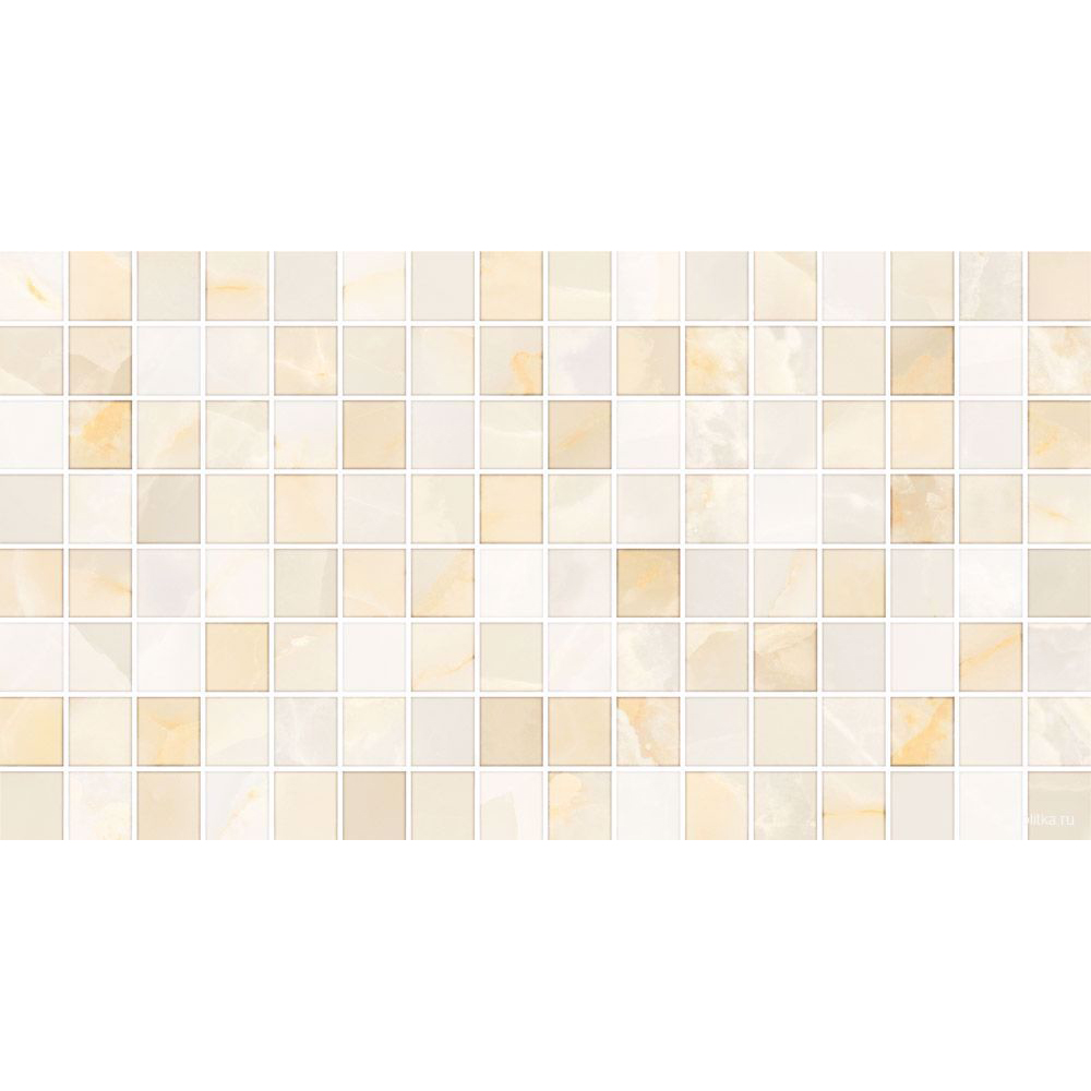 

Плитка UNICER Onix Champagne Mosaico 27x50 см, Белый;бежевый