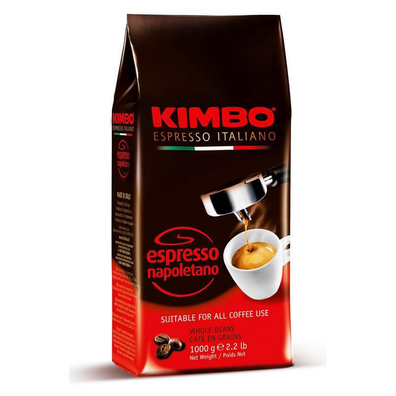 Кофе в зернах Kimbo Espresso Napoletano 1 кг кофе в зернах carte noire crema delice жареный 230 г