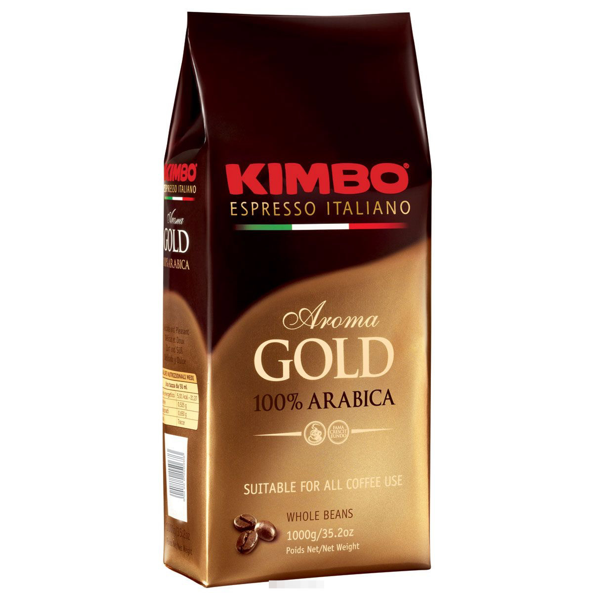 

Кофе в зернах Kimbo Aroma Gold 100% Arabica 1 кг