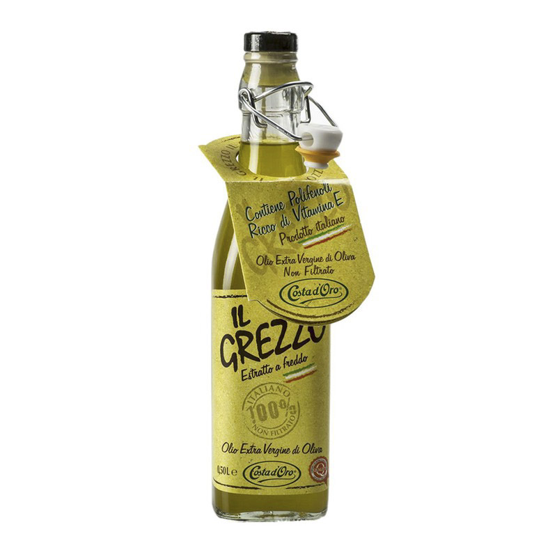 Масло оливковое Costa d'Oro Il Grezzo 500 мл масло оливковое borges с жареным чесноком 0 2 л стеклянная бутылка
