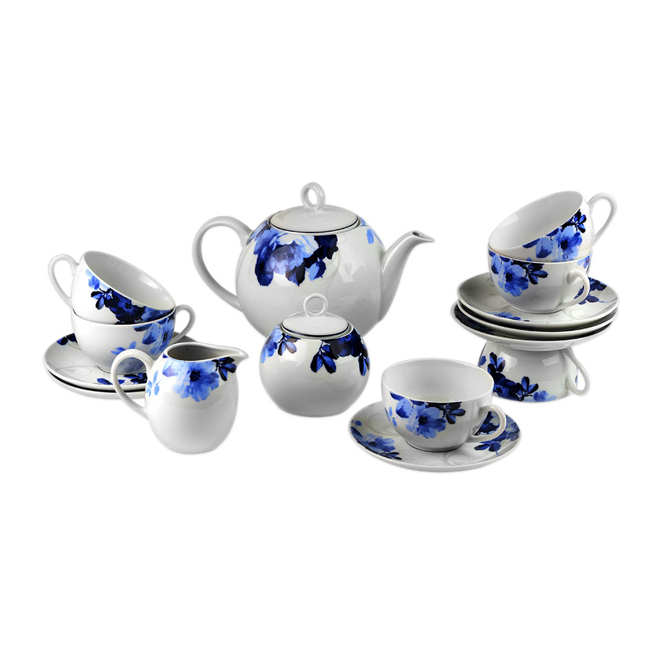 Набор чайный 12 предметов на 6 персон 210 мл Monalisa 1780 Rose De Sable сервиз чайный royal crown тиара 12 персон 40 предметов