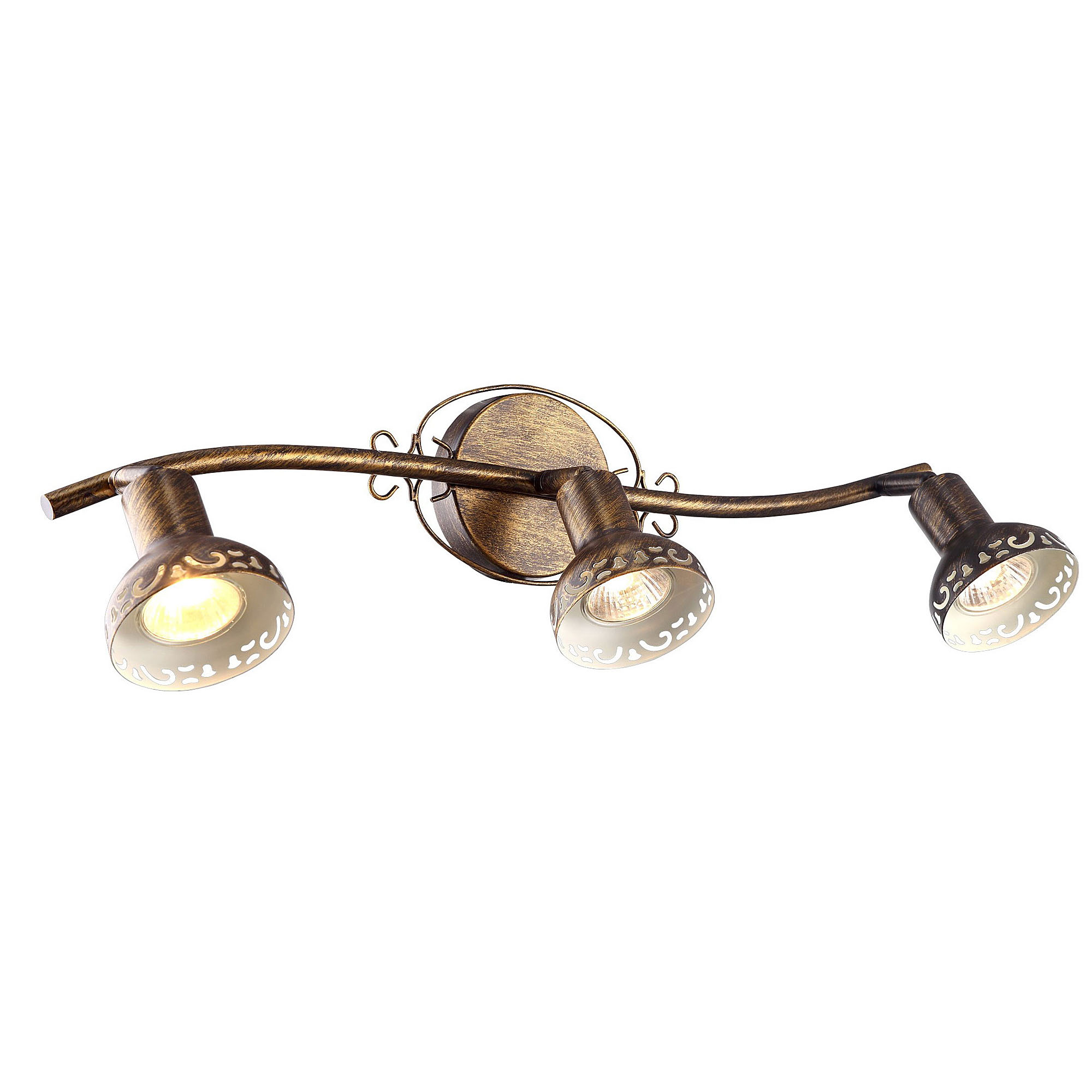 Светильник потолочный Arte Lamp A5219PL-3BR, цвет коричневый (бронза) - фото 1
