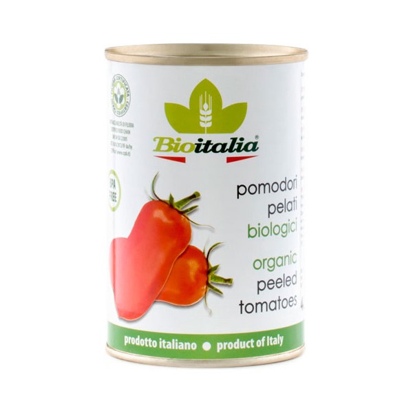 Томаты Bioitalia очищенные в томатном соке 400 г томаты черри консервированные mutti ciliegini в томатном соке 400 г