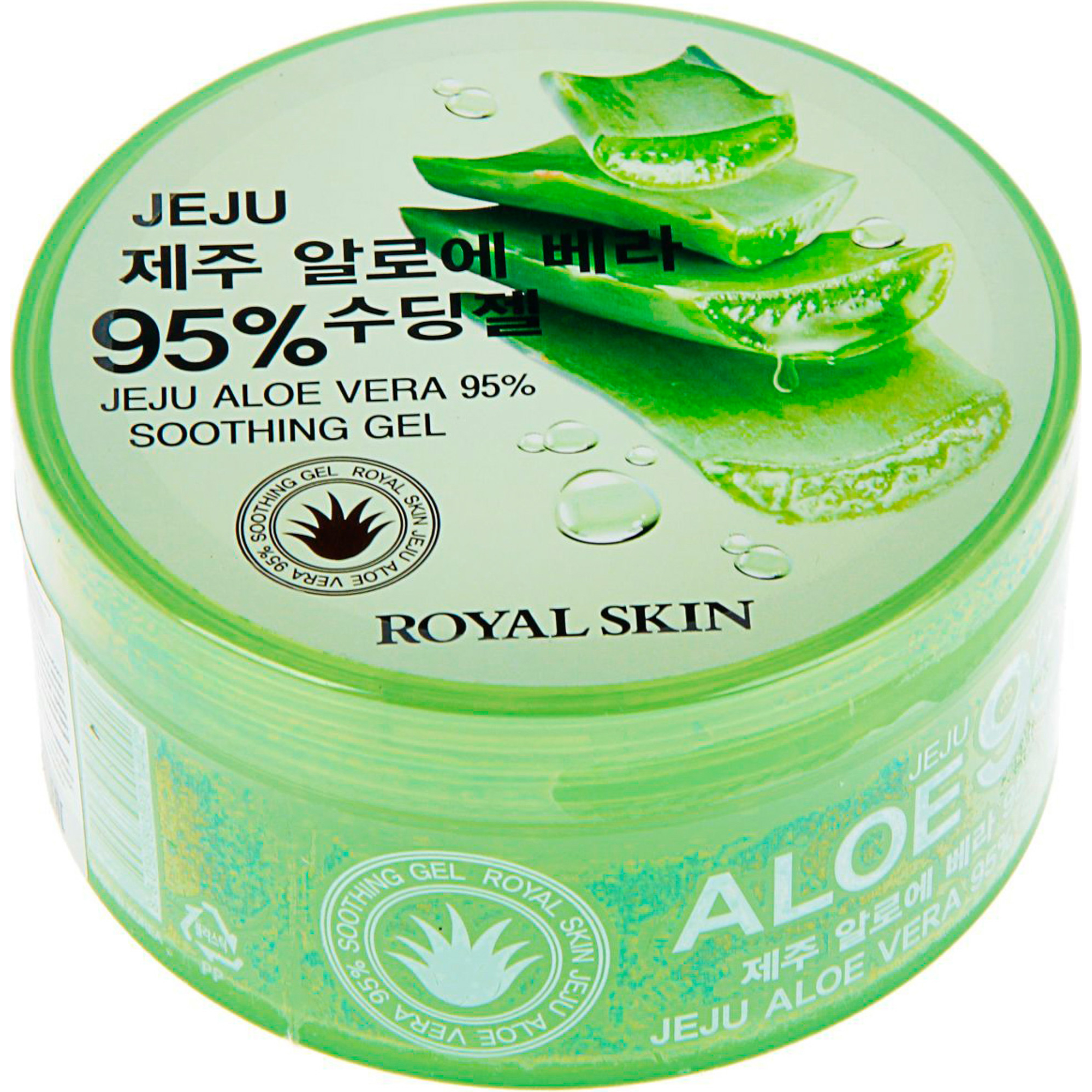 Многофункциональный гель для лица и тела Royal Skin С 95% содержанием Aloe 300 мл масло для рук тела и лица zeitun бьюти баттер сладкий миндаль и карите 55 мл