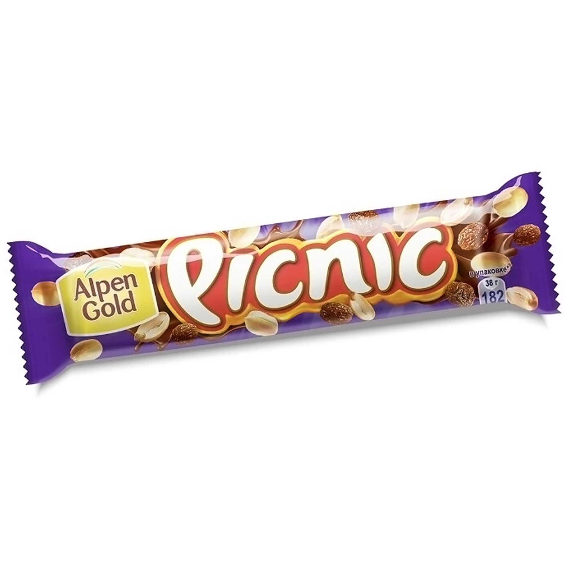 Шоколадный батончик Picnic Big Picnic, 76 г шоколадный батончик mars minis 182 г