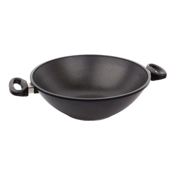 Сковорода-вок AMT Frying Pans с двумя ручками 3 л сковорода beka energy с двумя ручками 32 см