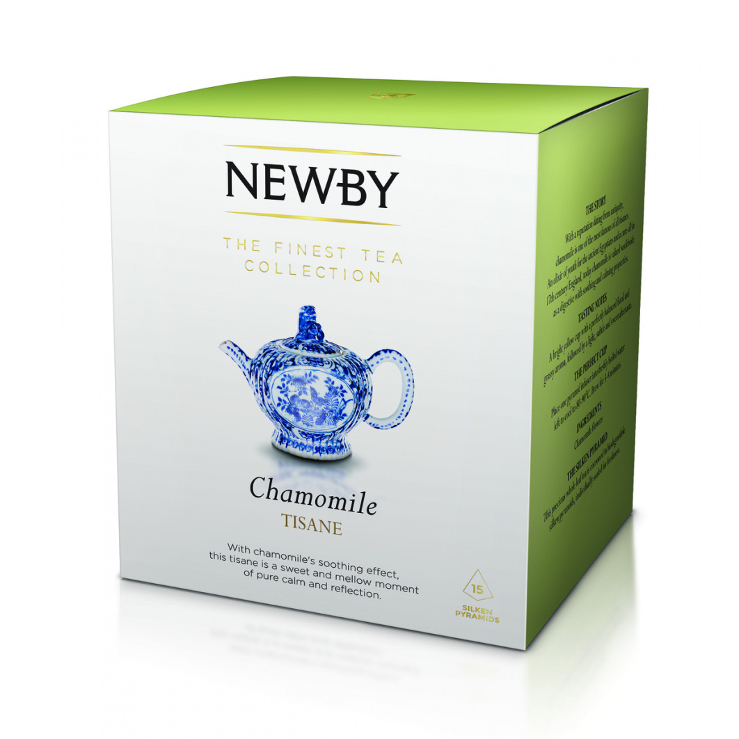 Чай травяной Newby Ромашка в пирамидках 15 пакетиков чай травяной kejo tea ginger имбирь 25 пакетиков