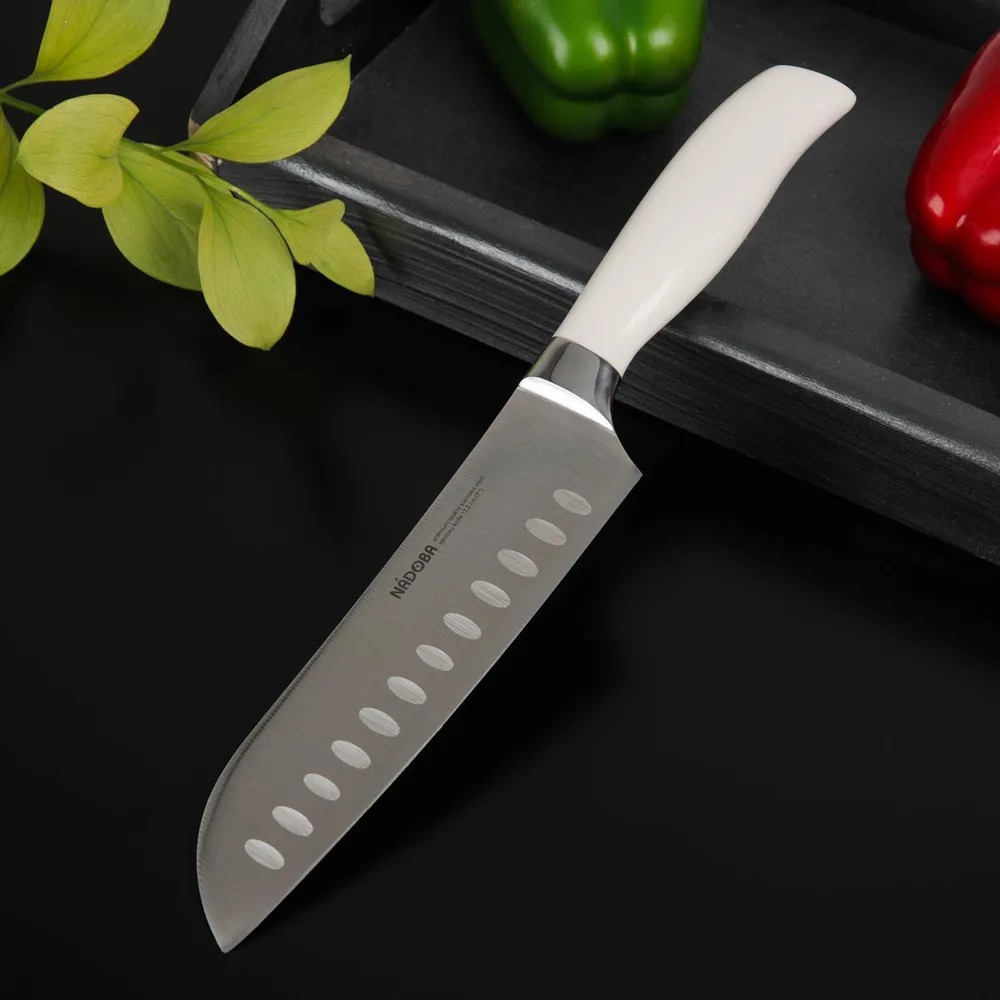 Нож универсальный Nadoba сантоку blanca. 17.5см (723412), цвет белый - фото 2