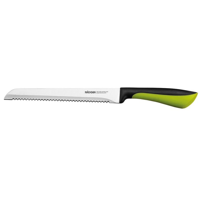 Нож хлебный Nadoba jana. 20см (723111), цвет зеленый - фото 1