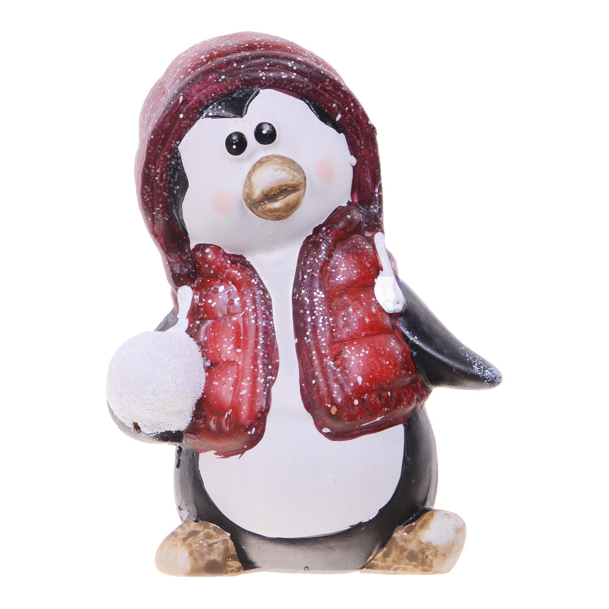 Фигурка Festive Пингвин в шапке 14см (P000434)