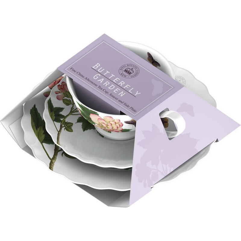 Набор чайный 3 предмета Баттерфляй пурпур Creative tops 5151437 чайный домик чашка с ами