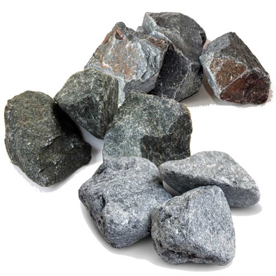 Микс Огненный Камень Талькохлорит, Дунит, Кварцит 30 кг камень для бани и сауны огненный камень кварцит 20 кг