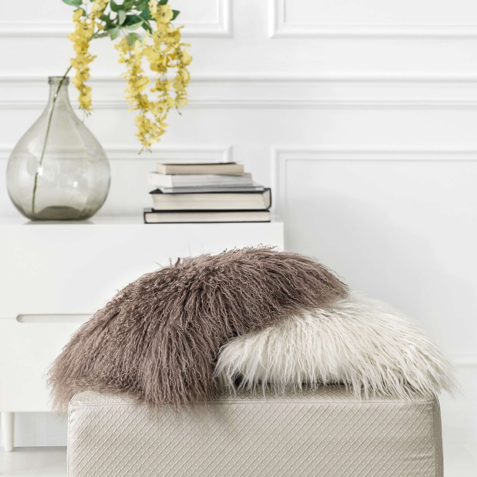 Подушка декоративная Togas Нордик коричневая 40х40 см