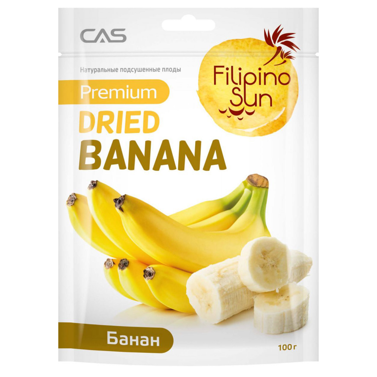 Подсушенные плоды банана Filipino Sun 100 г плоды лотоса вкусы мира запеченные 80 г