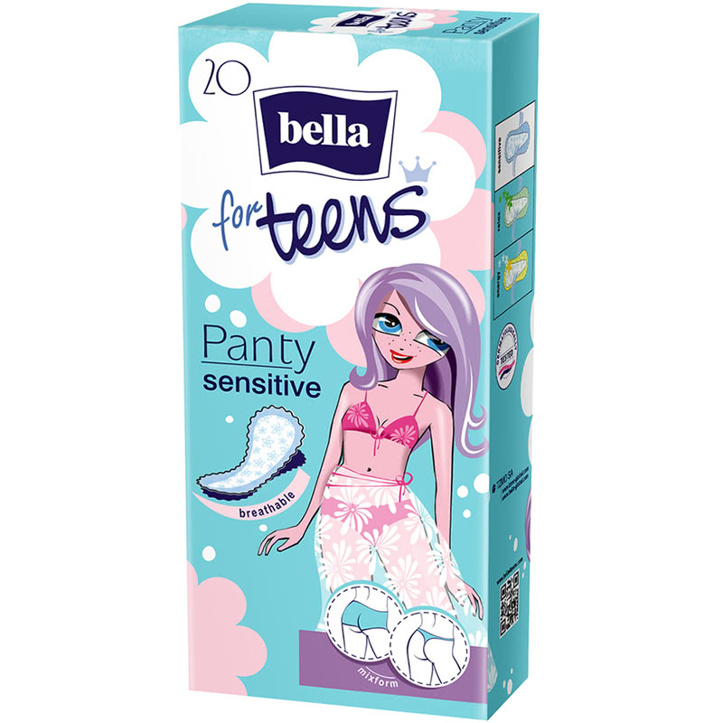 Прокладки Bella Panty For Teens Sensitive 20 шт прокладки kotex active deo ежедневные 48 шт