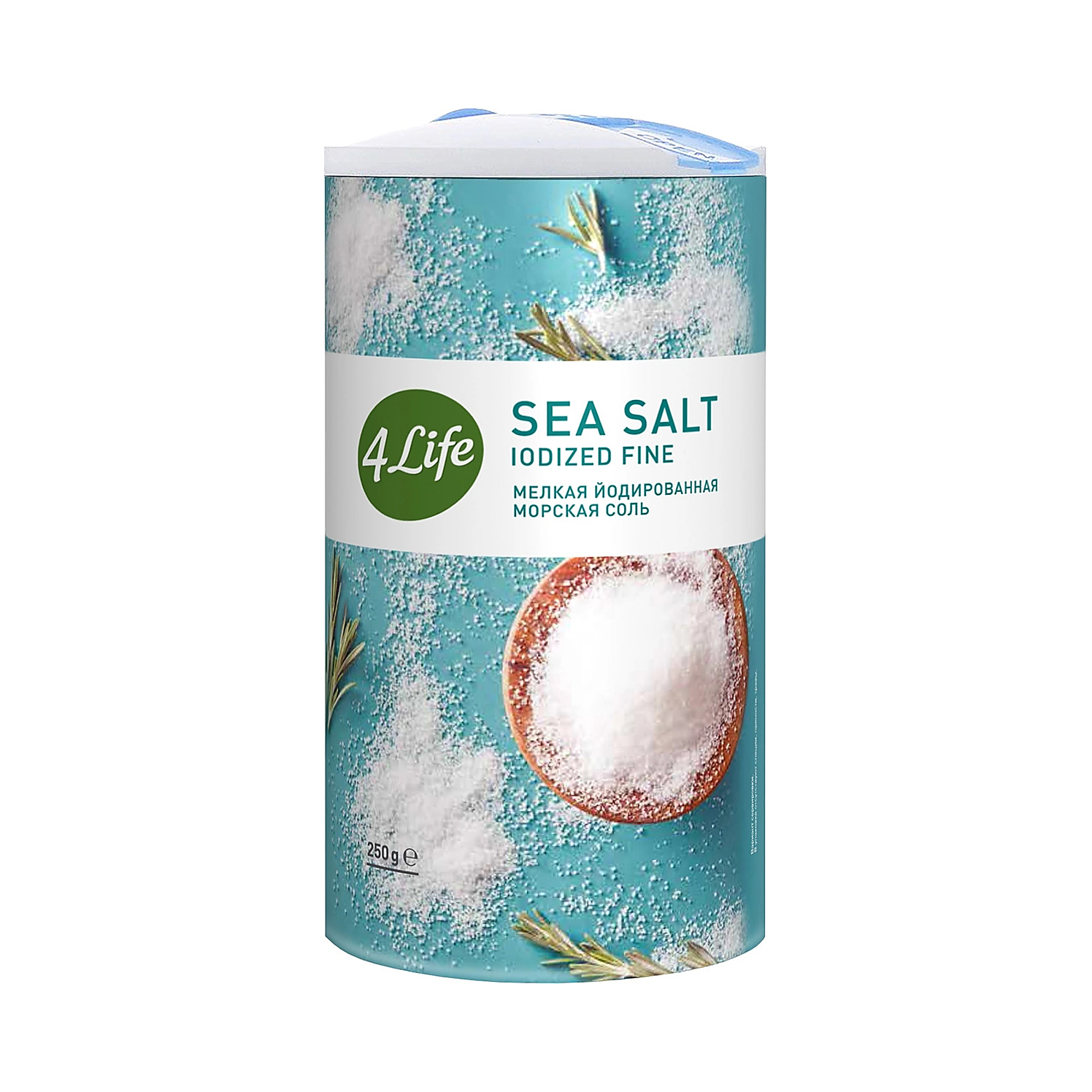 Соль морская мелкая 4Life йодированная 250 г - фото 1