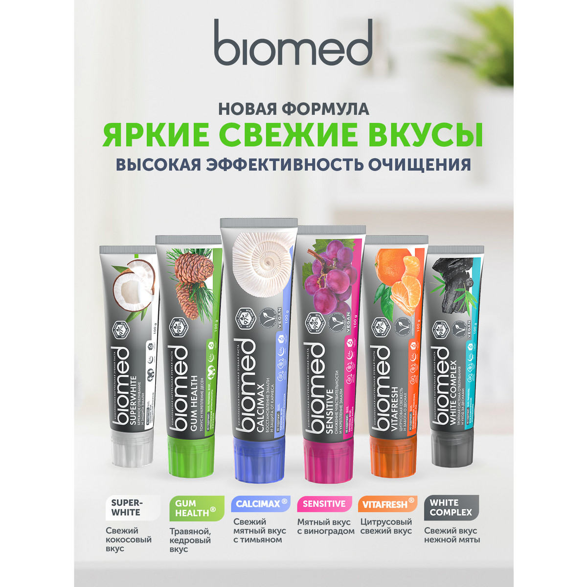 фото Зубная паста biomed calcimax 100 мл