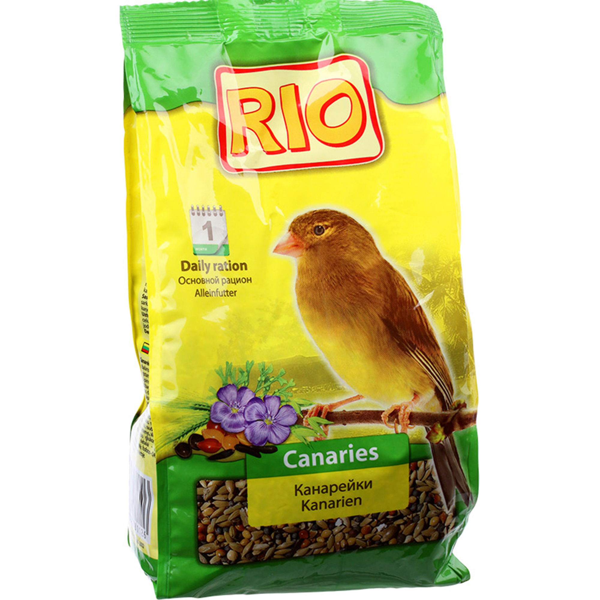 Корм для птиц РИО Канарейки 500г pinny original mix зерновая смесь для экзотических птиц 1 кг