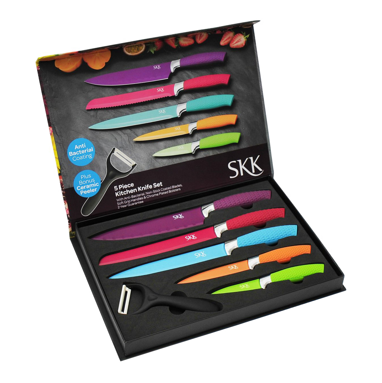 Набор ножей 5 предмета Skk design line детский набор овощей с ножом и чисткой