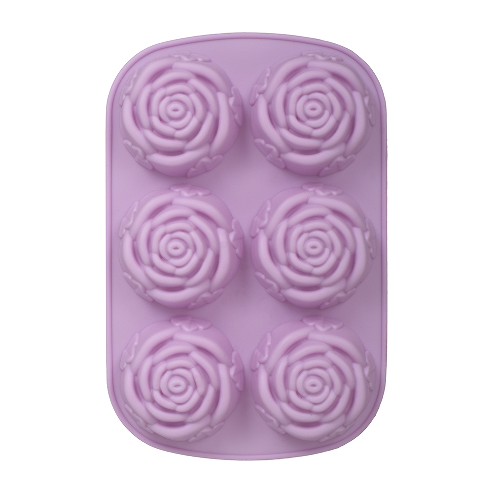 Форма для выпечки и запекания Marmiton Розы 6 ячеек, цвет микс - фото 9