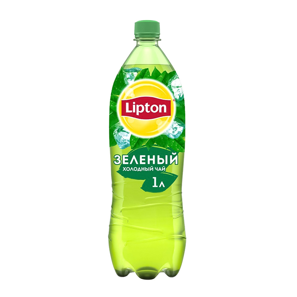 Холодный чай Lipton Зеленый 1 л холодный чай lipton липтон лимон 0 5л пэт 12шт