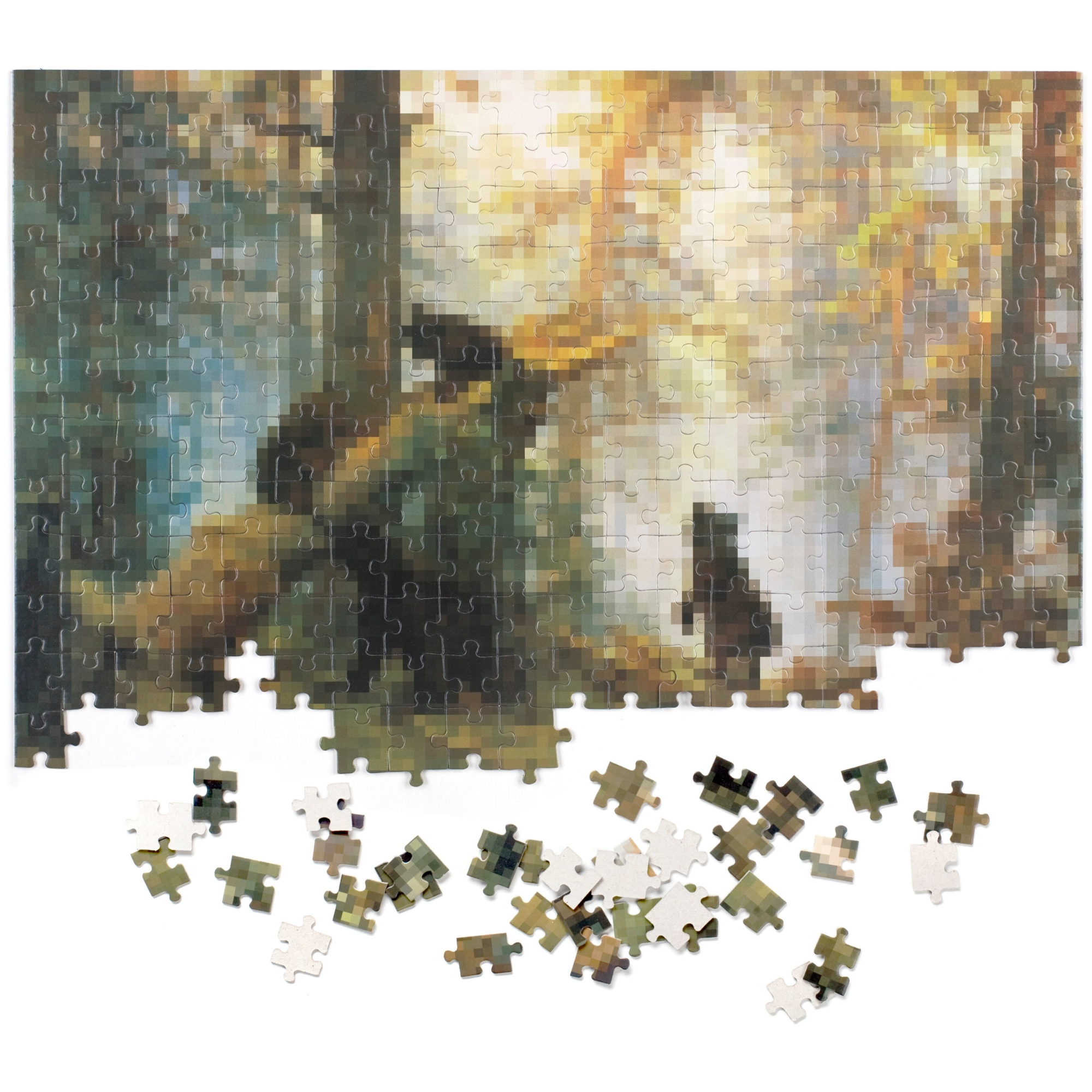 Пазлус пикселюс Студия А. Лебедева утро в сосновом лесу пазл art lebedev studio пазлус пикселюс мона лиза