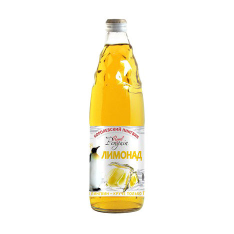 Напиток газированный Королевский Пингвин Лимонад 0,5 л напиток san pellegrino лимон 0 33 литра газ ж б 24 шт в уп