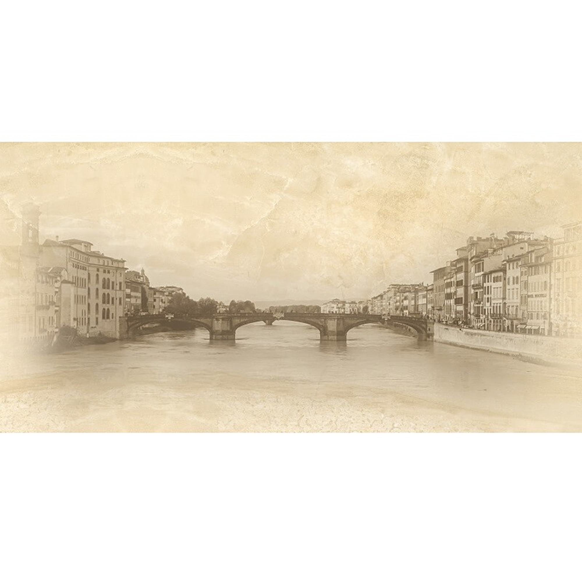 

Декор Синдикат-Керамика Рим 6 Желтый 30x60 см, Бежевый