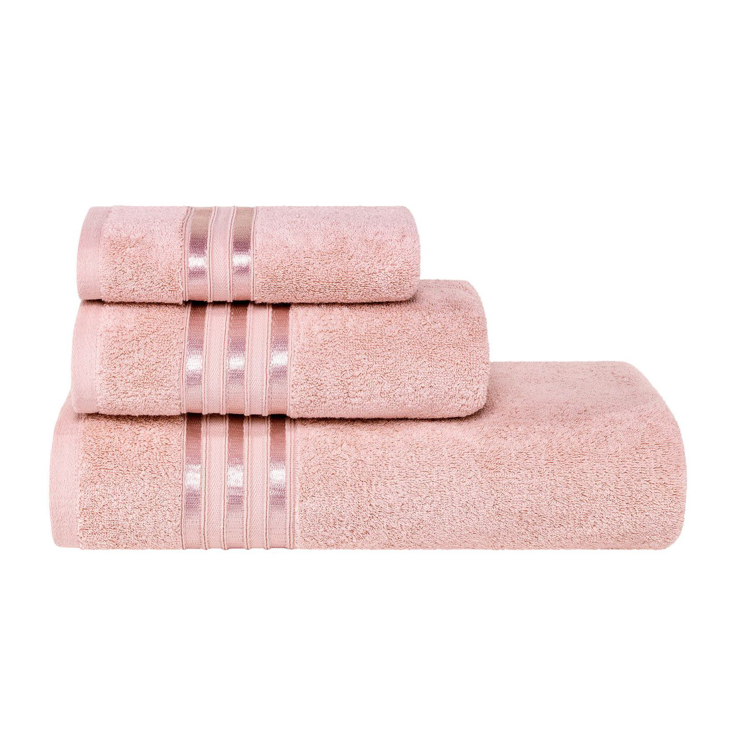 Полотенце Аркадия светло-розовый 40х60. 600г/м2 (10.00.01.1093) полотенце айова розовый крем р 40х70