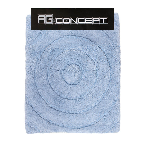 коврик для ванны ag concept белый с кругами 50х80 см Коврик AG concept голубой кашемир с кругами 50х80 см