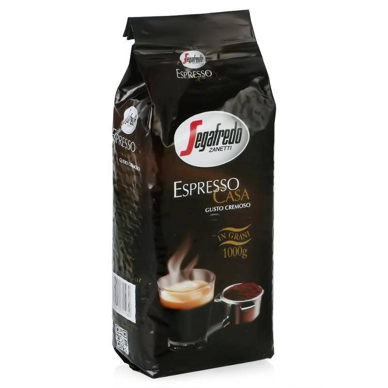 Кофе в зернах Segafredo Espresso Casa 1 кг segafredo espresso casa ground coffee 250g