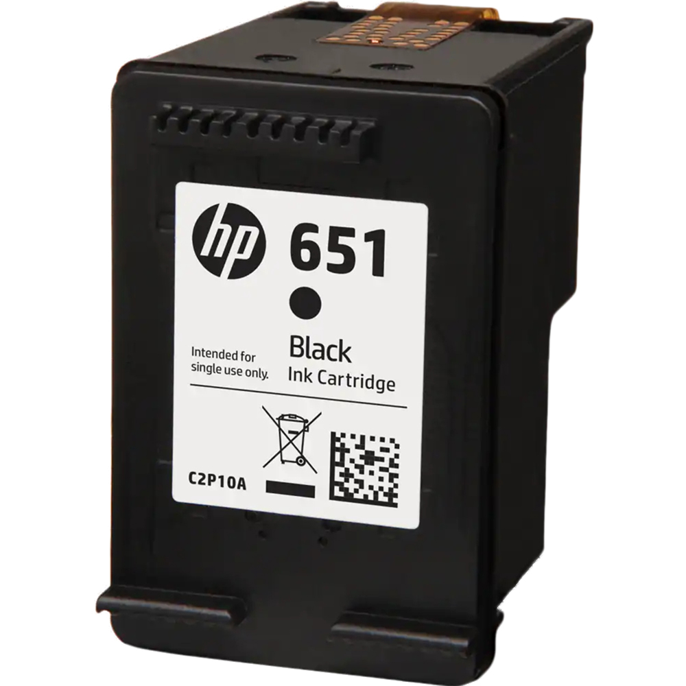 Картридж HP 651 (C2P10AE) Black картридж pl ch564he 122xl для принтеров hp deskjet 1000 1050 1055 2000 2050 3000 3050 color водные